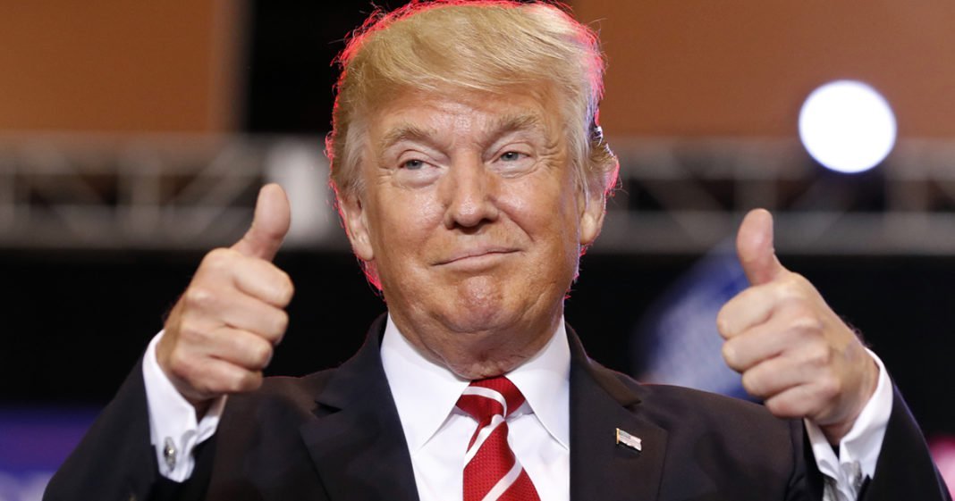 Trump Unveils Brand New 2019 Slogan