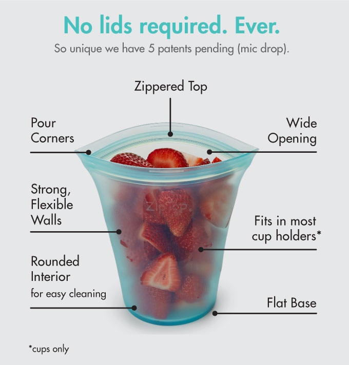Sick of Searching for Lids for Your Plastic Containers? These Containers Zip Shut