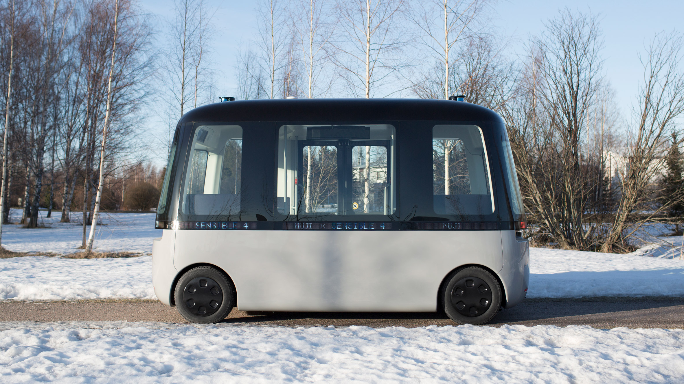 Muji’s driverless&nbsp;Gacha bus takes to the roads in&nbsp;Helsinki