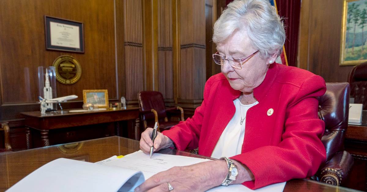 Alabama governor signs controversial abortion ban bill into law