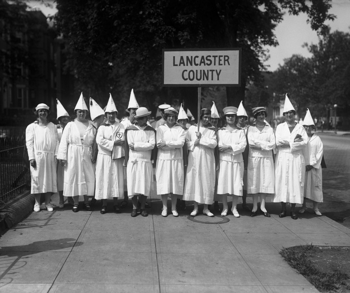 The KKK started a branch just for women in the 1920s, and half a million joined
