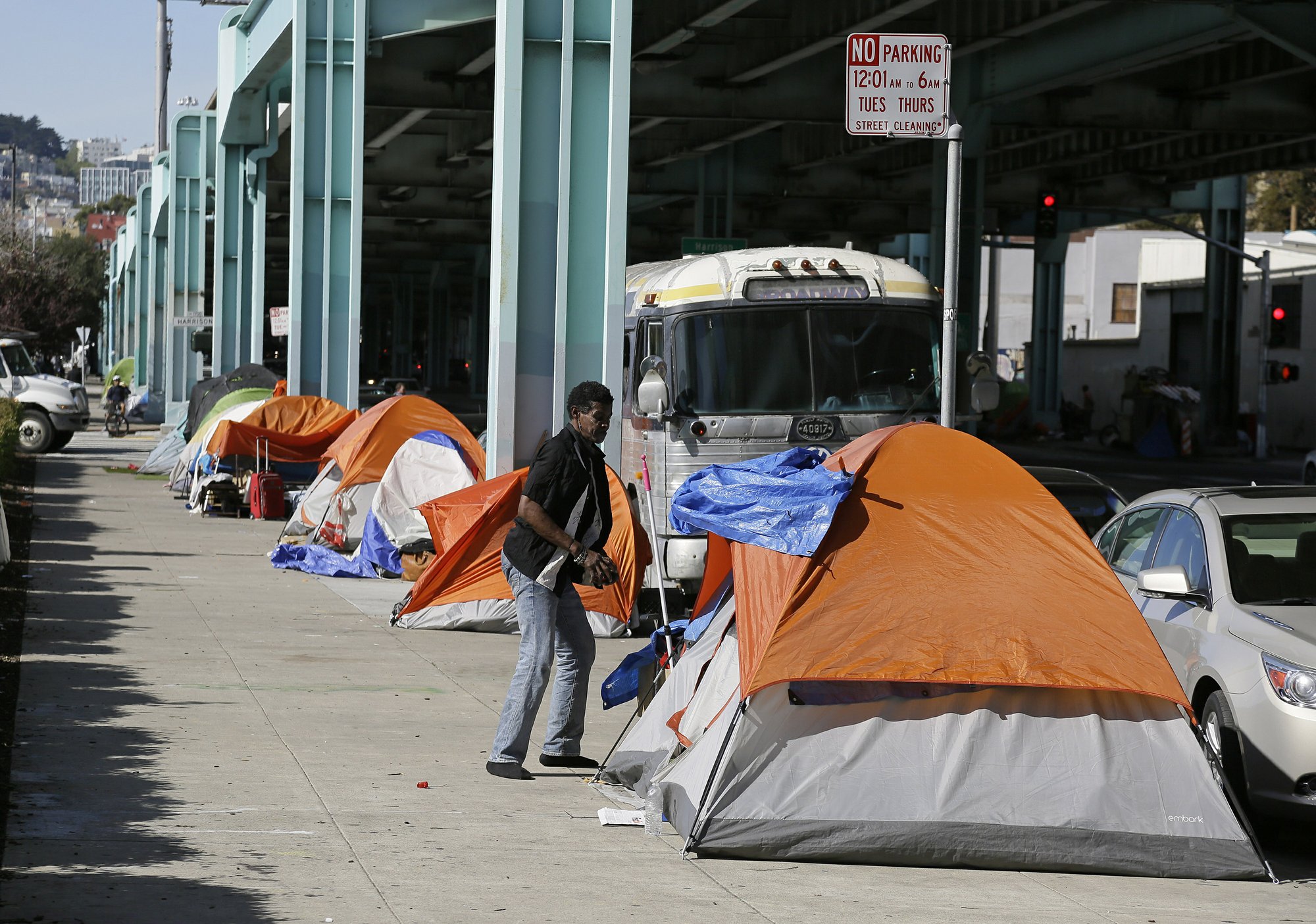 San Francisco area homeless count increases by double digits