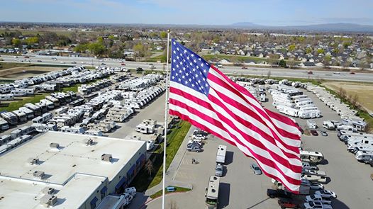 Statesville tries to stop RV dealership from flying massive American flag