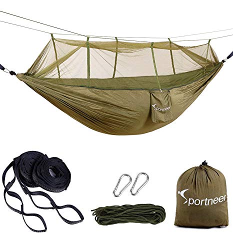 Parachute Nylon Hammock for Camping, Backpacking, Survival