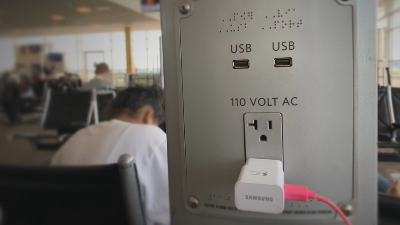 Hackers targeting airport charging stations to steal data