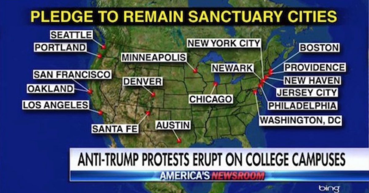 Question: Should All Sanctuary City Leaders Be Arrested?