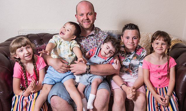 Unmarried single man who thought foster agencies would turn him away adopts FIFTH disabled child | Daily Mail Online