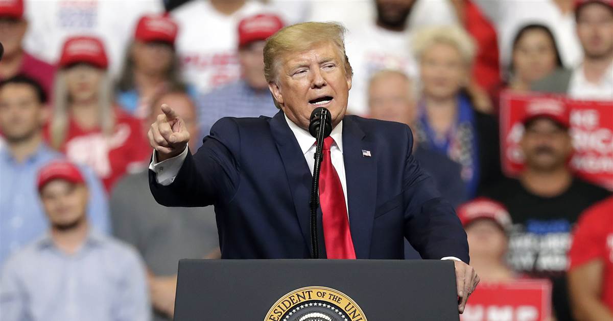 Trump, launching re-election bid, says Democrats ‘want to destroy our country’