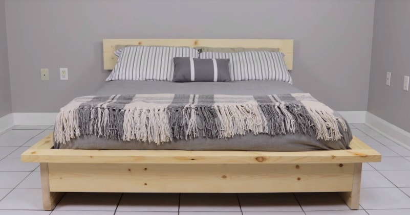 How To Make A DIY Modern Platform Bed | Sia Magazin