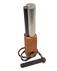Best Emergency Waterproof Survival Fire Starter. Magnesium and Euro Fire Steel Ferro Rod. Compact Durable Tool for Bushcraft, Camping, Backpacking, Hiking, Hunting, or Bug Out Bag.