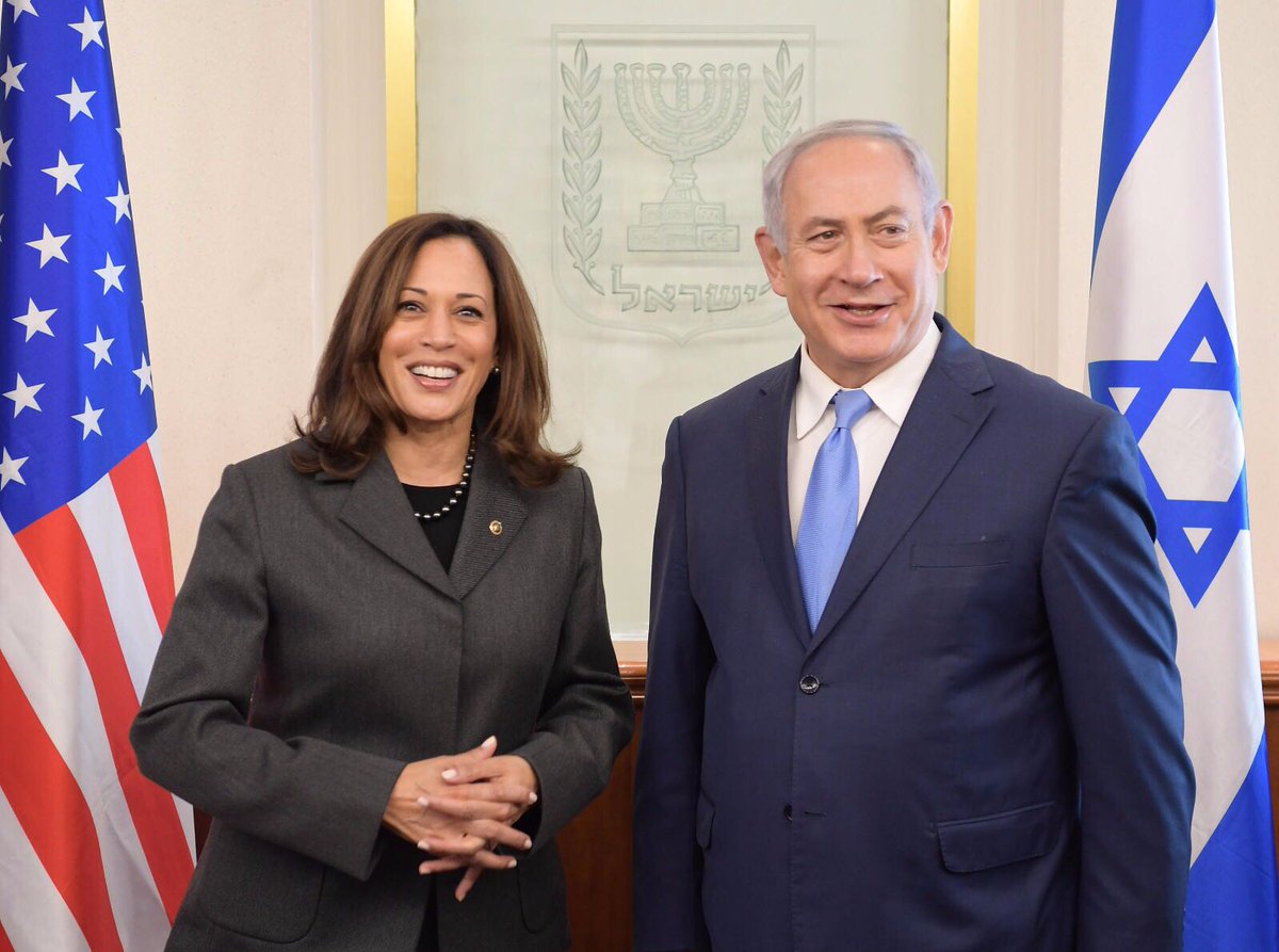 Kamala Harris says Israel meets human rights standards ‘overall’ (days after its forces wound 92 Palestinian civilians at protest)