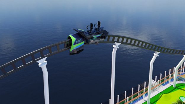 World’s first roller coaster at sea