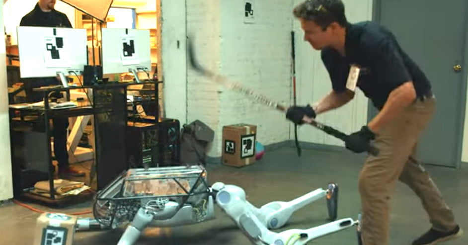 Tormented Robot Pulls a Gun on Its Creators in Boston Dynamics Spoof