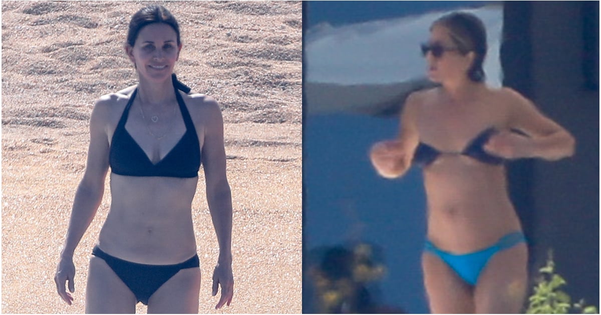Jennifer Aniston Courteney Cox Mexico Bikini Pictures 2019 | POPSUGAR Celebrity