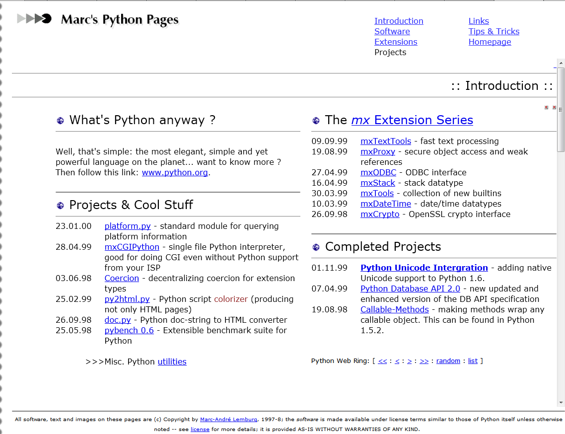 Starting a Python blog