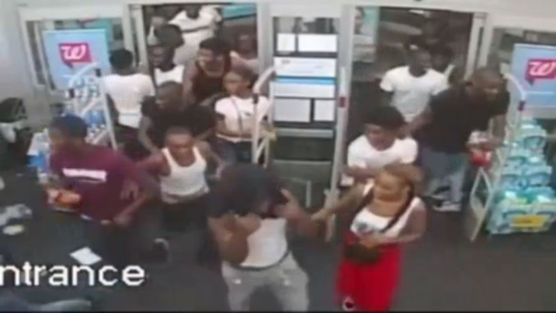 Surveillance Video Shows Group Of About 60 Teens Vandalizing, Looting Walgreens On South Street